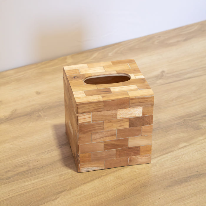 Bamboo Tissue Box Cover