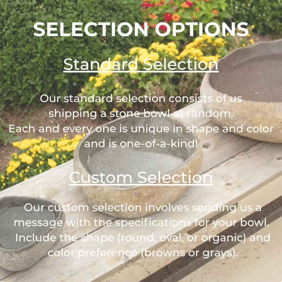 Stone Pet Bowl All Natural
