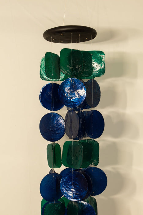 Capiz Shell Windchime - Peacock - Solange & Frances