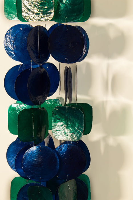 Capiz Shell Windchime - Peacock - Solange & Frances