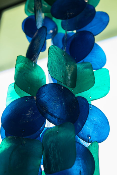 Capiz Shell Windchime - Peacock - Solange & Frances