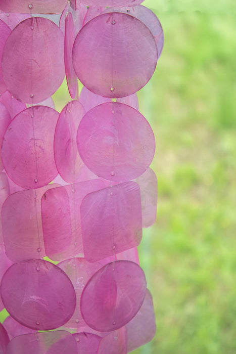 Capiz Shell Windchime - Pink - Solange & Frances
