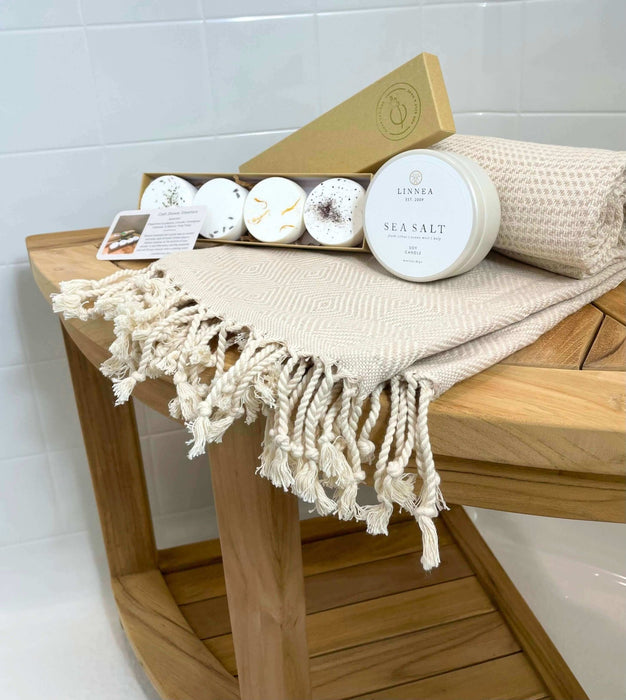 Corner Shower Bench Gift Box - Solange & Frances