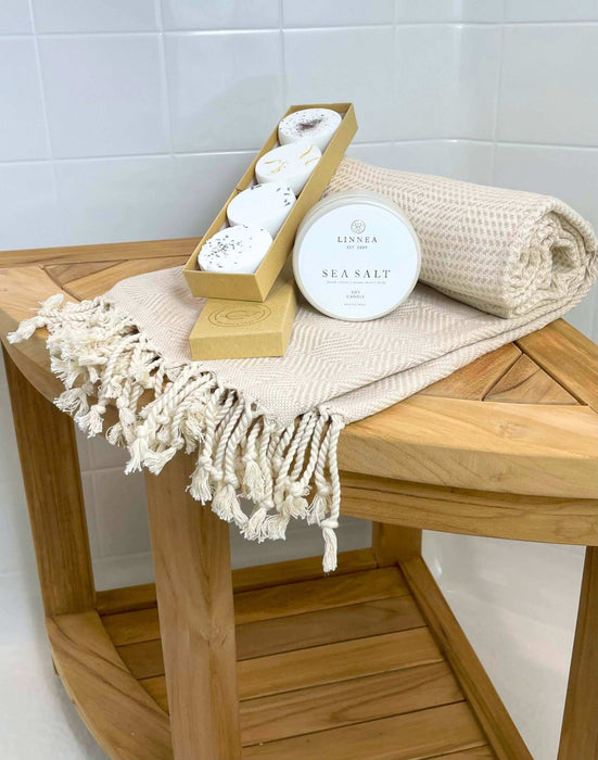 Corner Shower Bench Gift Box - Solange & Frances