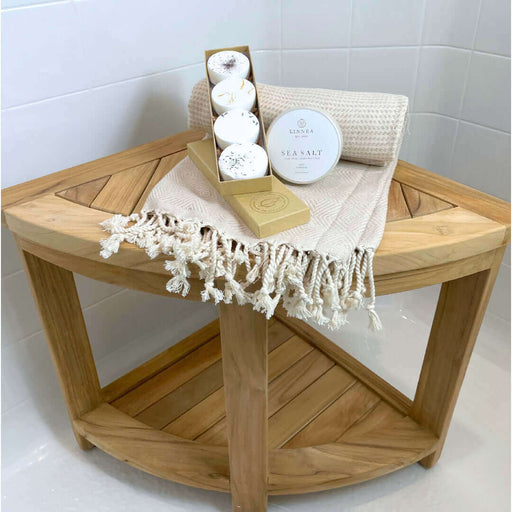 Corner Shower Bench Gift Box - Solange & Frances