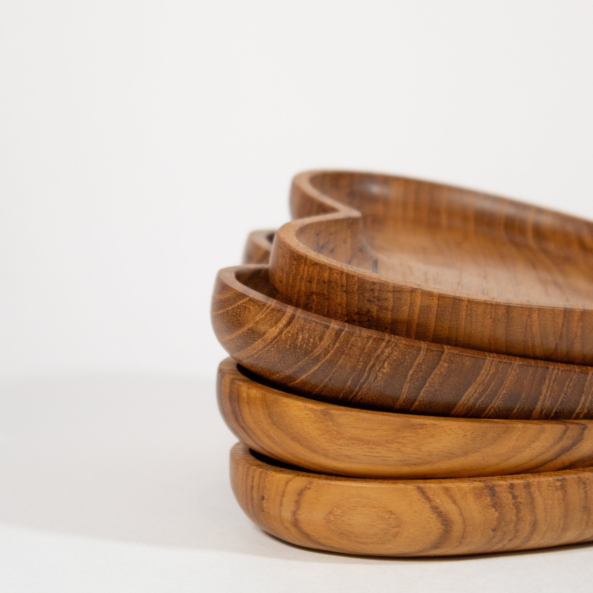 Heart Teak Wooden Tray - Solange & Frances