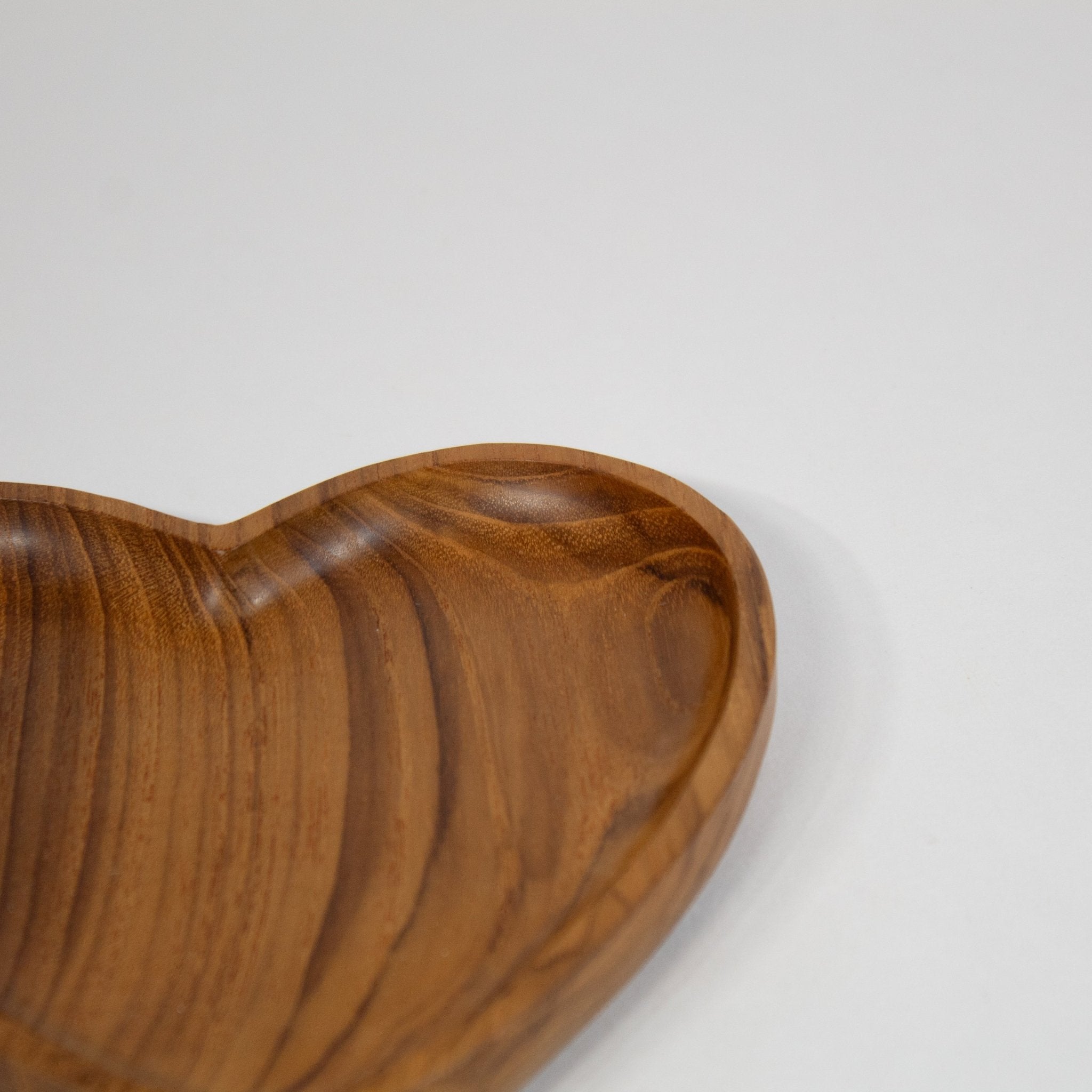 Heart Teak Wooden Tray - Solange & Frances