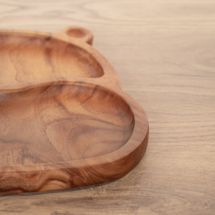 Kids Animal Shaped Wooden Plate - Solange & Frances