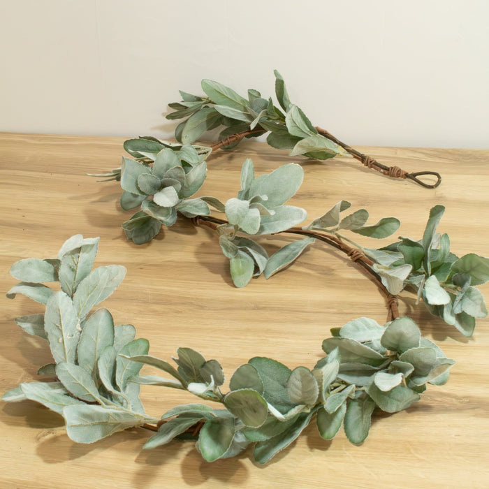 Lamb's Ear Greenery Runner - Solange & Frances