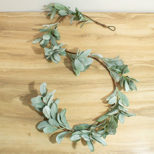 Lamb's Ear Greenery Runner - Solange & Frances