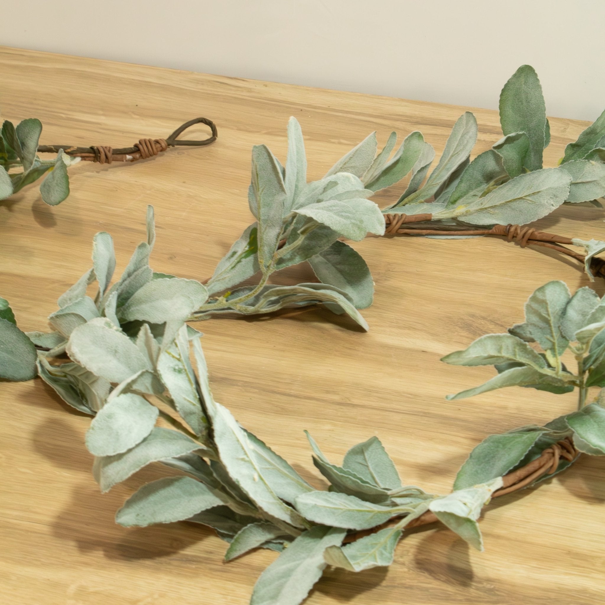Lamb's Ear Greenery Runner - Solange & Frances