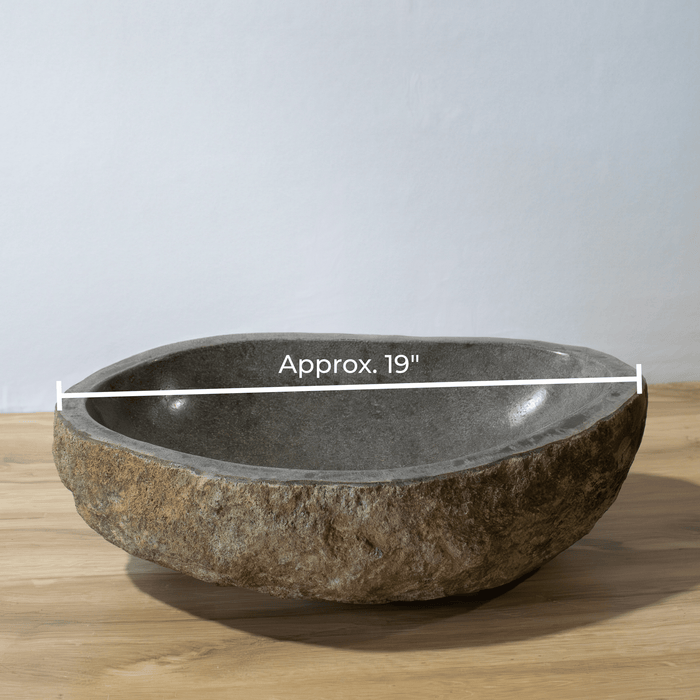 Large River Rock Vessel Sink - Solange & Frances