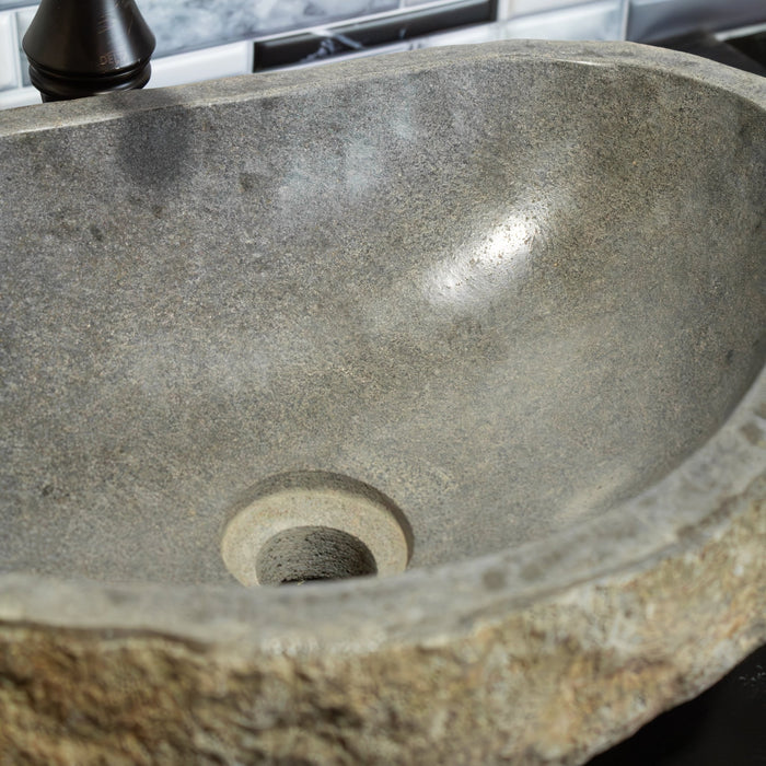 Large River Rock Vessel Sink - Solange & Frances