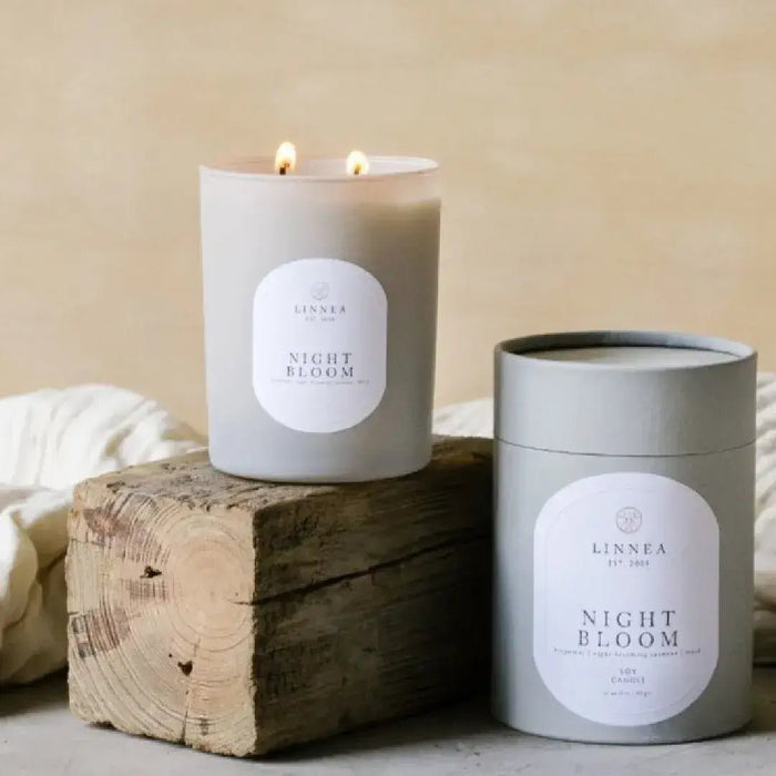 Linnea Candle, Large 2 - Wick Night Bloom - Solange & Frances