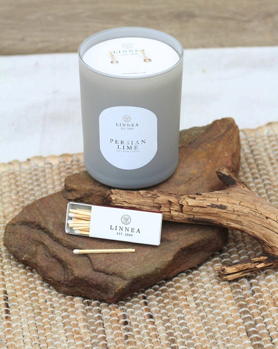 Linnea Candle, Large 2 - Wick Persian Lime - Solange & Frances