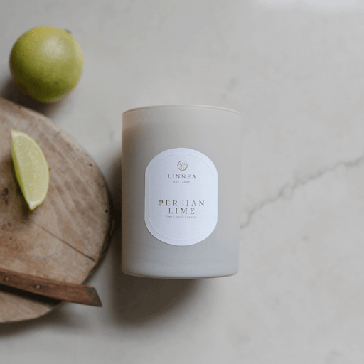 Linnea Candle, Large 2 - Wick Persian Lime - Solange & Frances