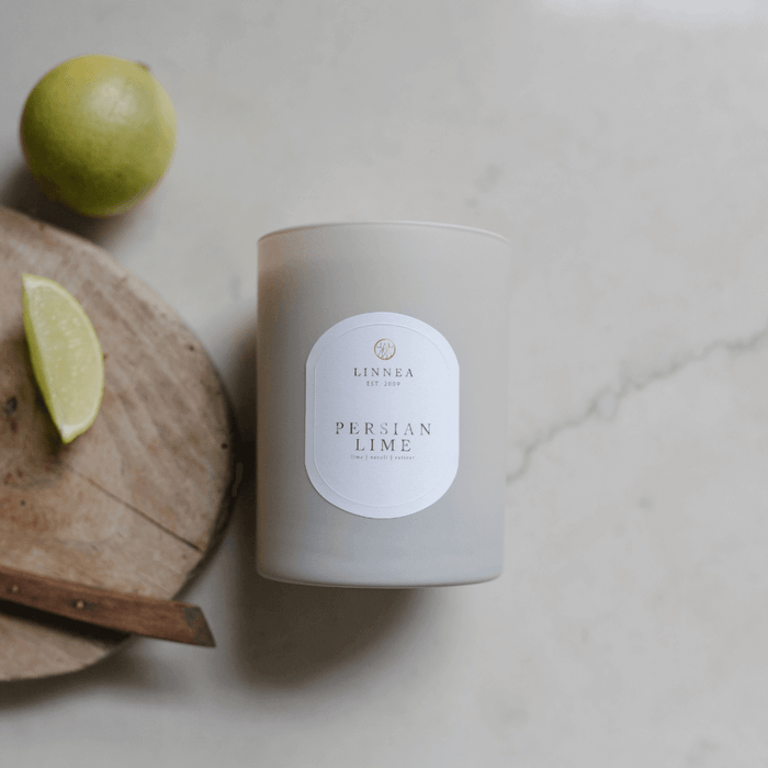 Linnea Candle, Large 2 - Wick Persian Lime - Solange & Frances