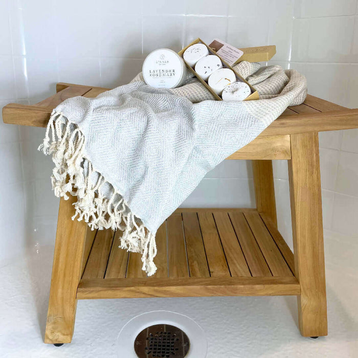 Lurus Shower Bench Gift Box - Solange & Frances