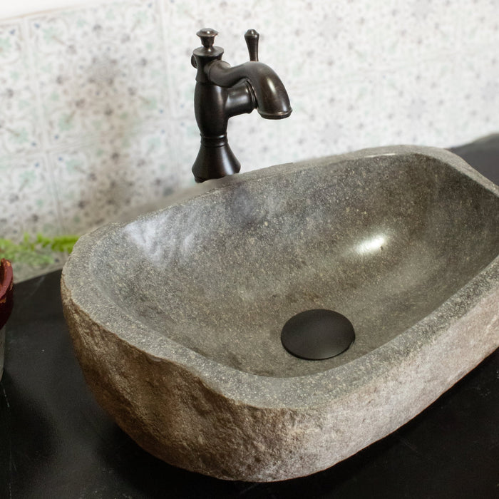Medium River Rock Vessel Sink - Solange & Frances