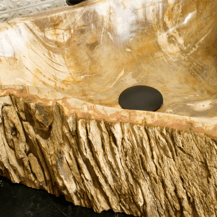 Petrified Wood Vessel Sink - Unique Heart - Solange & Frances