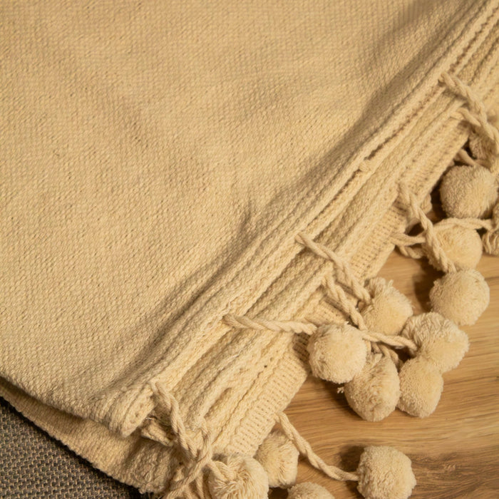 Pom Pom Throw Blanket - Solange & Frances