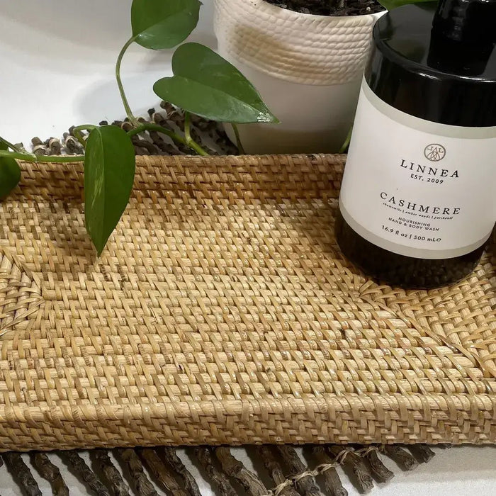 Rattan Rectangular Tray - Solange & Frances