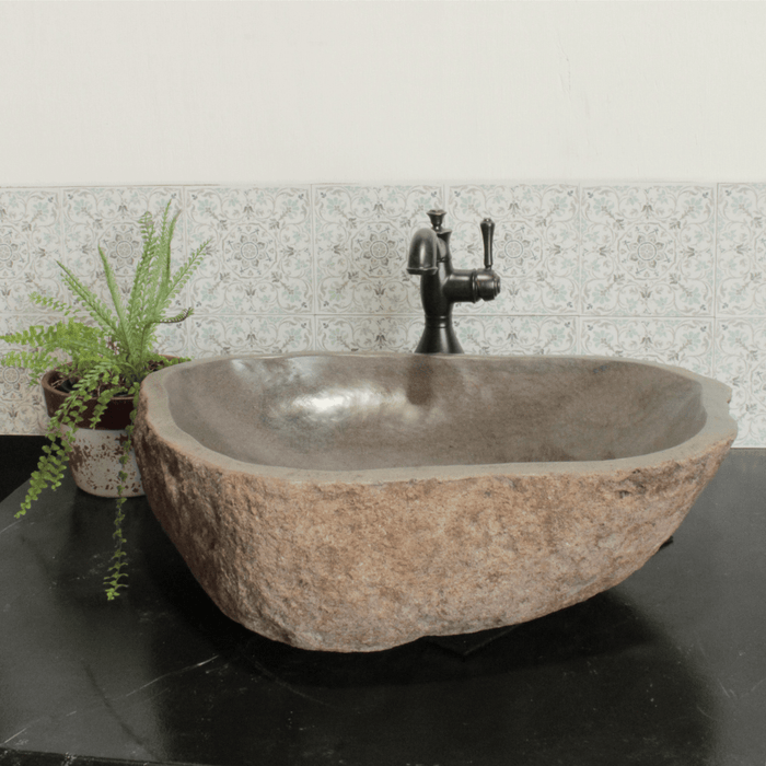 River Rock Vessel Sink - Large - Solange & Frances