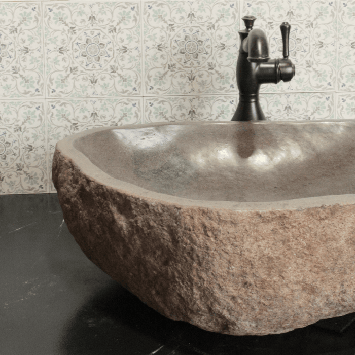River Rock Vessel Sink - Large - Solange & Frances