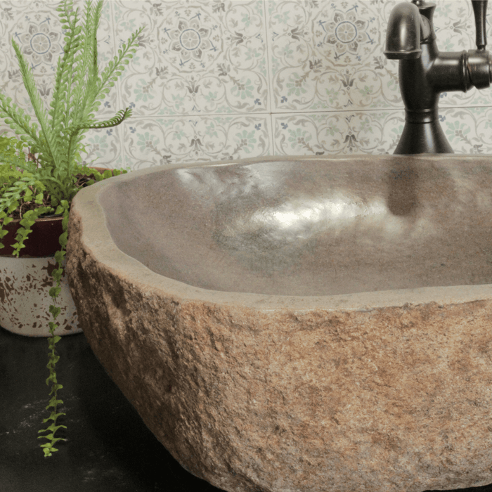 River Rock Vessel Sink - Large - Solange & Frances