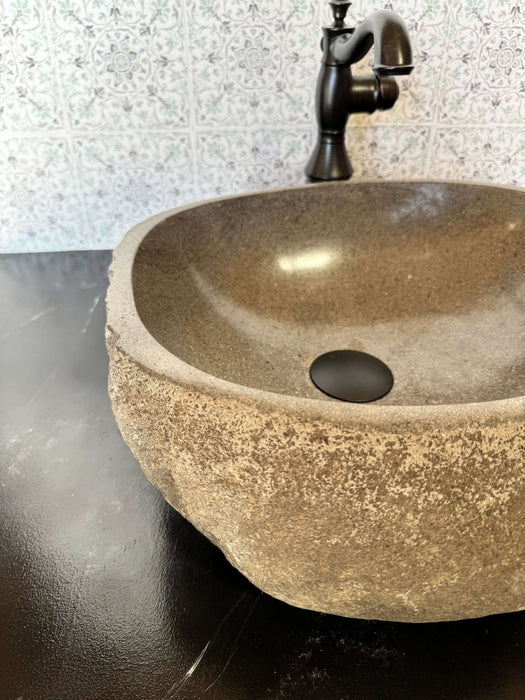 River Rock Vessel Sink - Medium - Solange & Frances