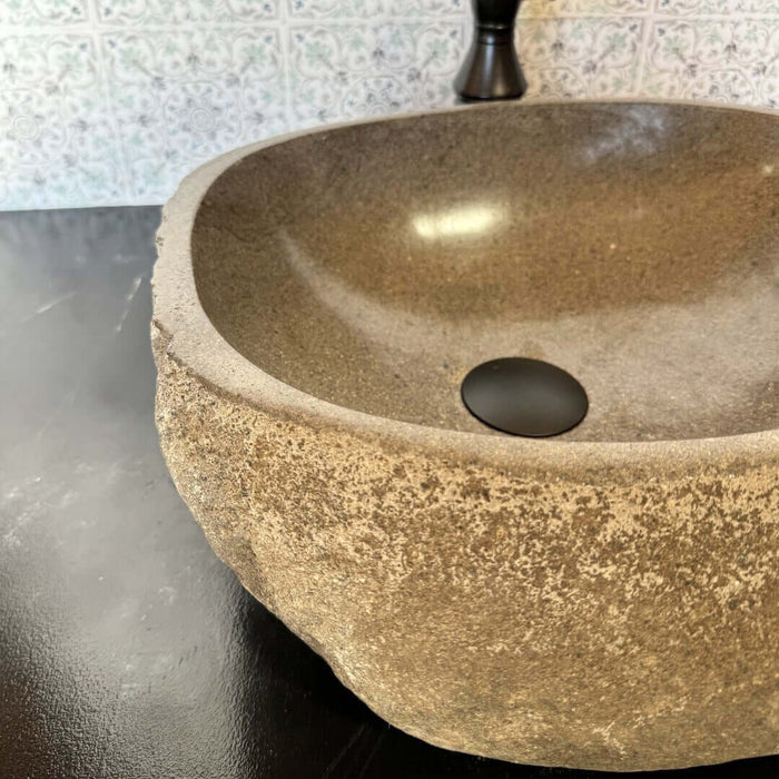 River Rock Vessel Sink - Medium - Solange & Frances