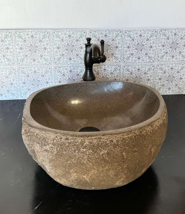 River Rock Vessel Sink - Medium - Solange & Frances