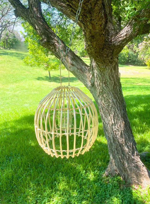 Round Bamboo Lantern - Solange & Frances