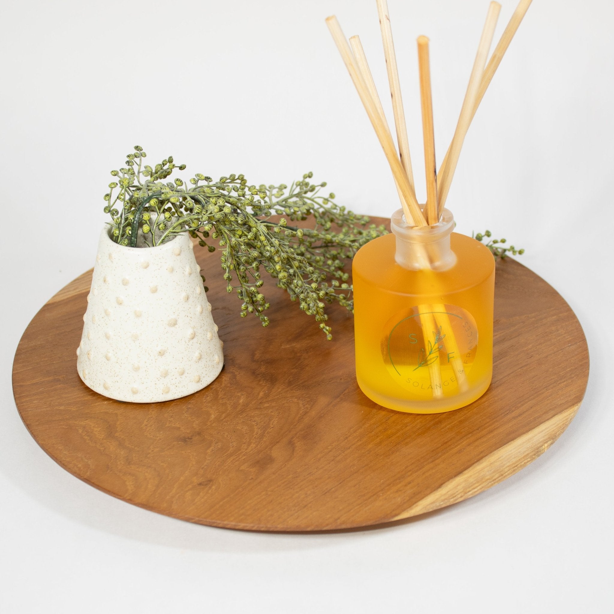 Round Teak Board - Solange & Frances