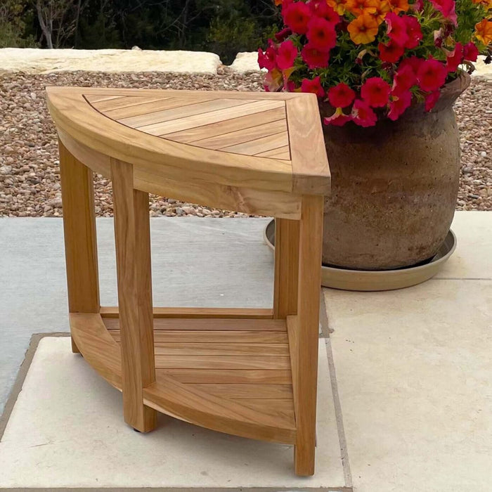 Teak Corner Shower Bench - Solange & Frances