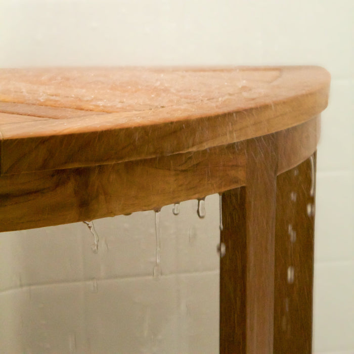 Teak Corner Shower Bench - Solange & Frances