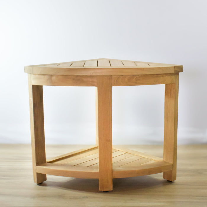 Teak Corner Shower Bench - Solange & Frances