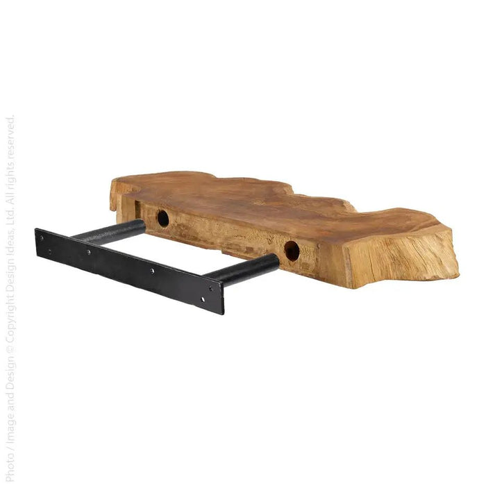 Teak Live Edge Shelf - Large - Solange & Frances