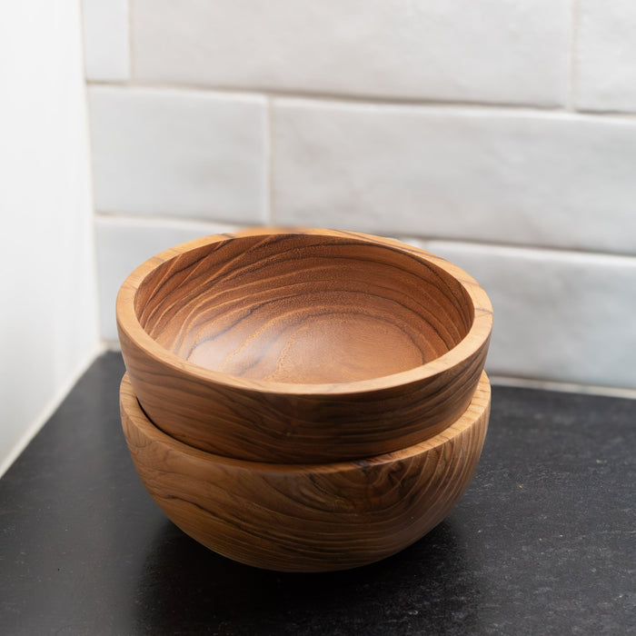 Teak Wood Bowl - Solange & Frances