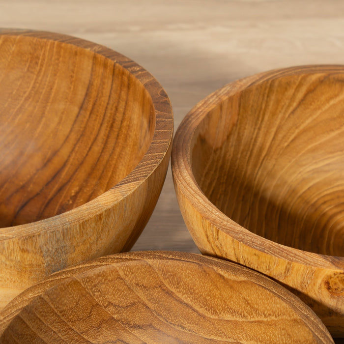 Teak Wood Bowls - Solange & Frances
