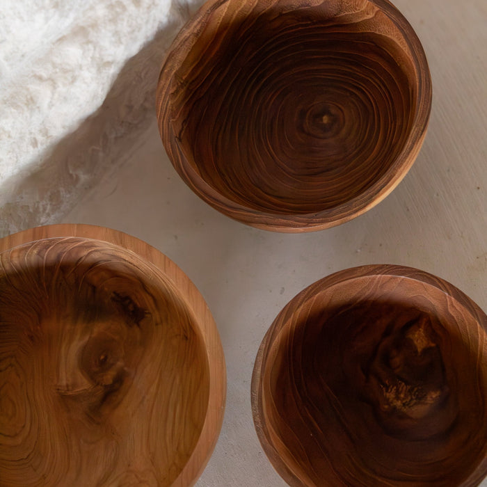 Teak Wood Bowls - Solange & Frances