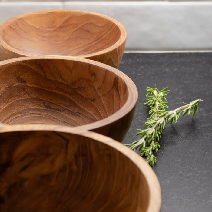 Teak Wood Bowls - Solange & Frances