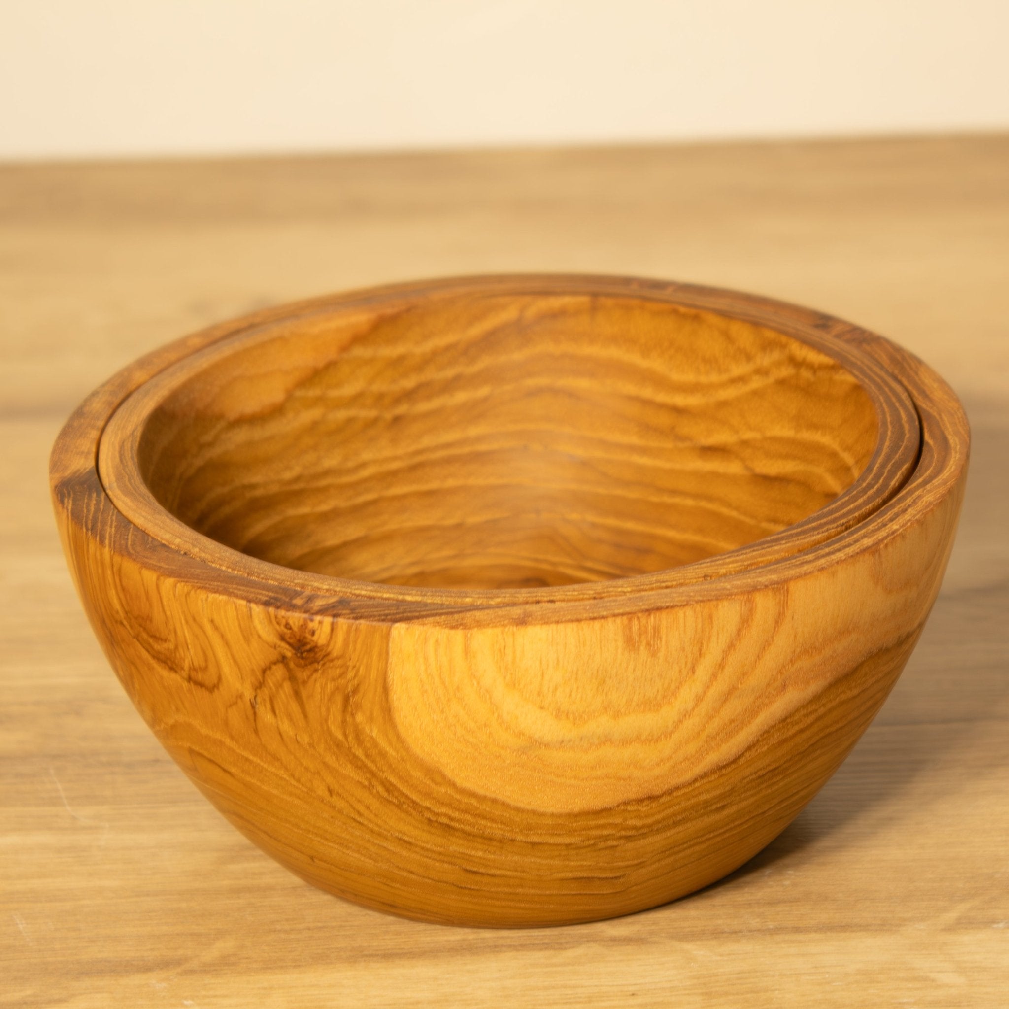 Teak Wood Bowls - Set of 2 - Solange & Frances