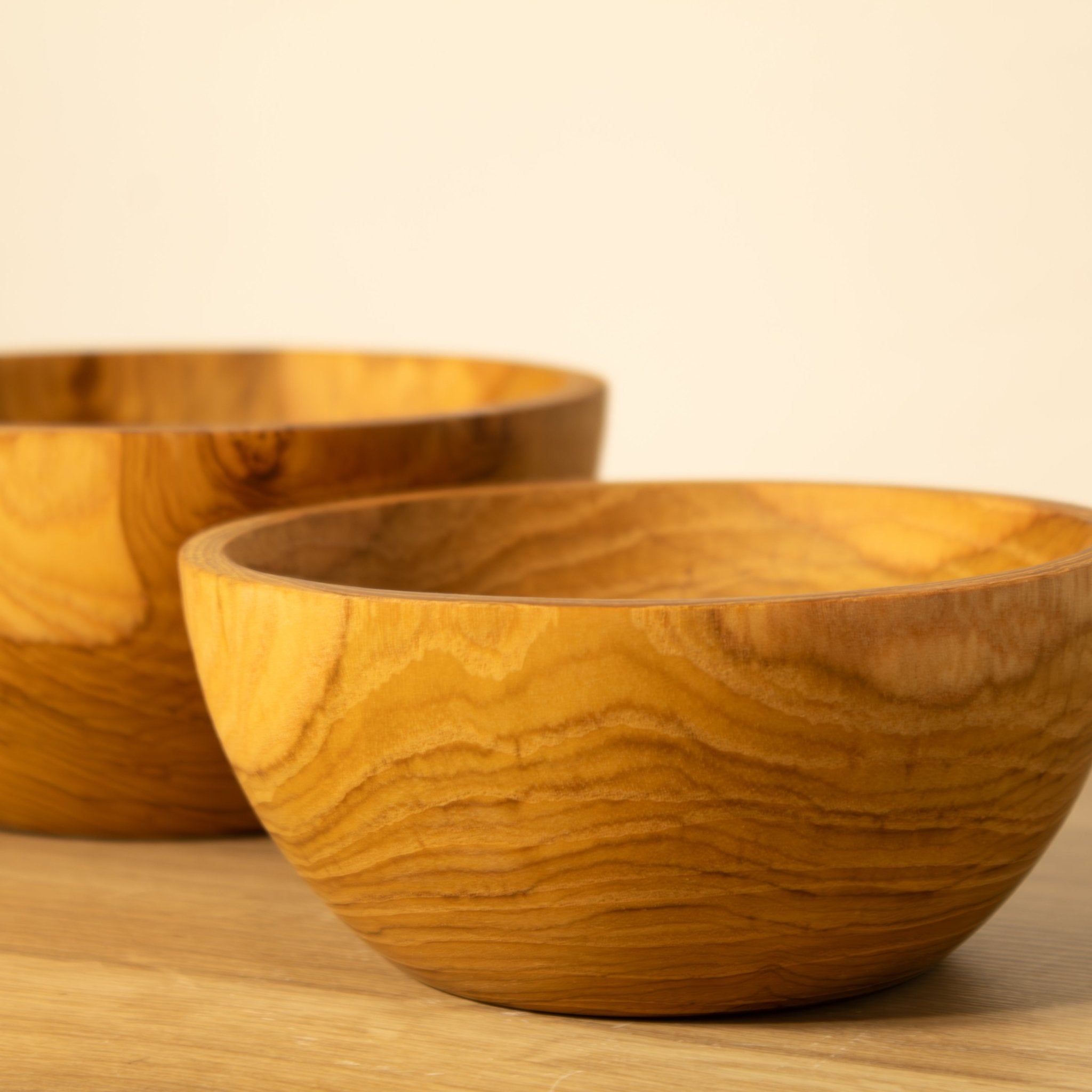 Teak Wood Bowls - Set of 2 - Solange & Frances