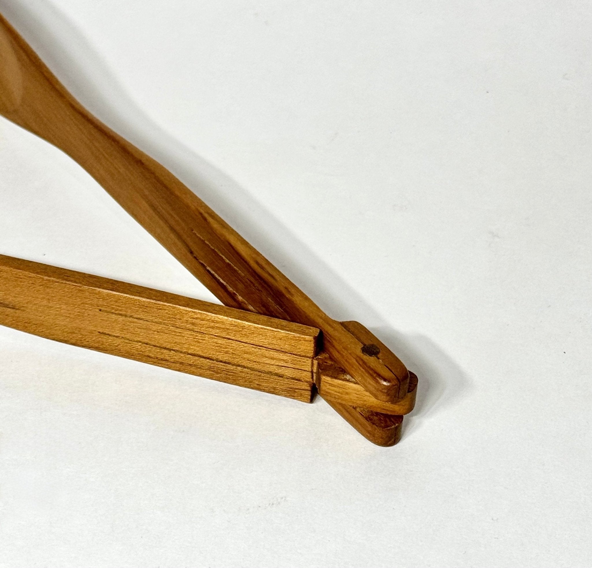 Teak Wood Flip & Fold Spoon Tongs - Solange & Frances