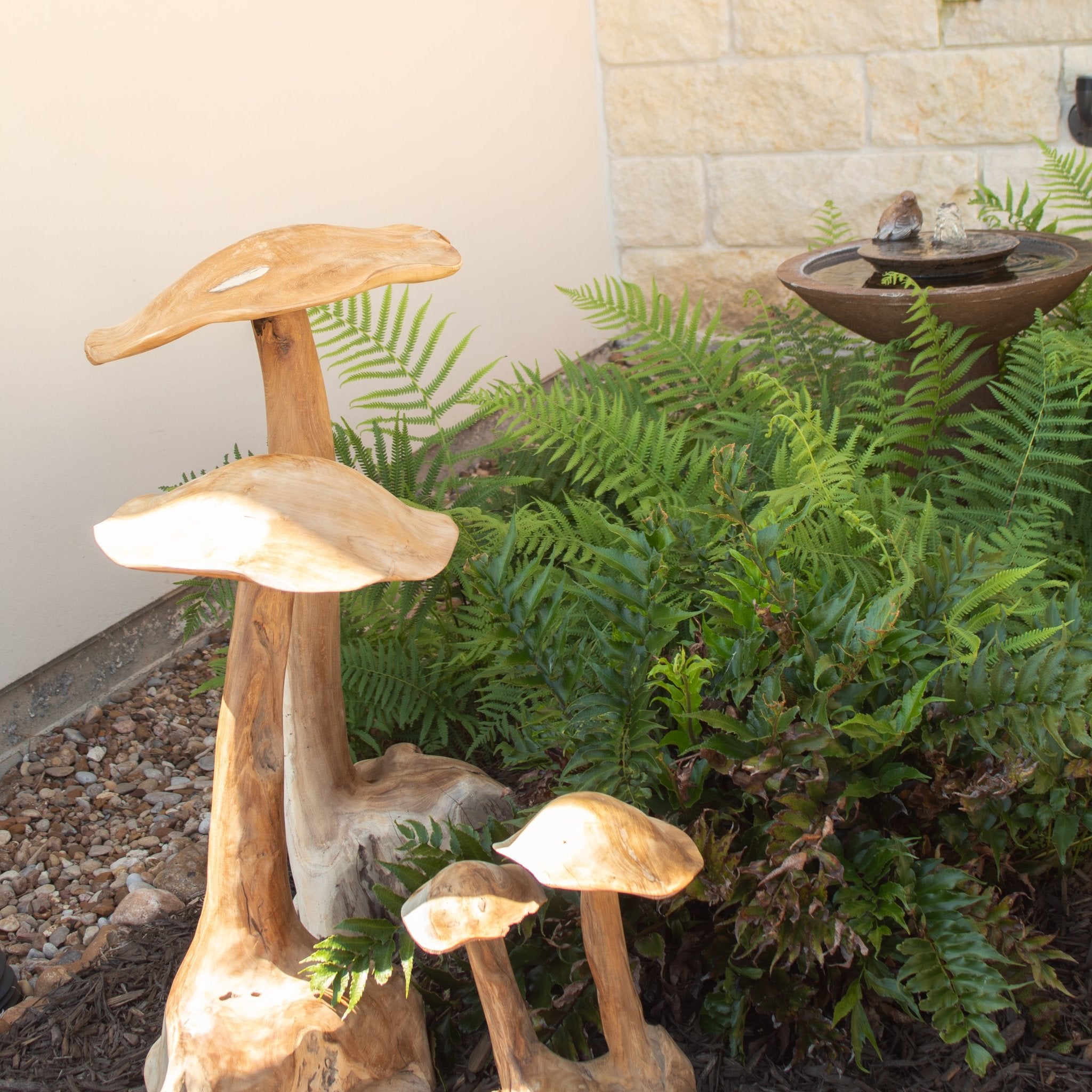 Teak Wood Mushrooms - Solange & Frances