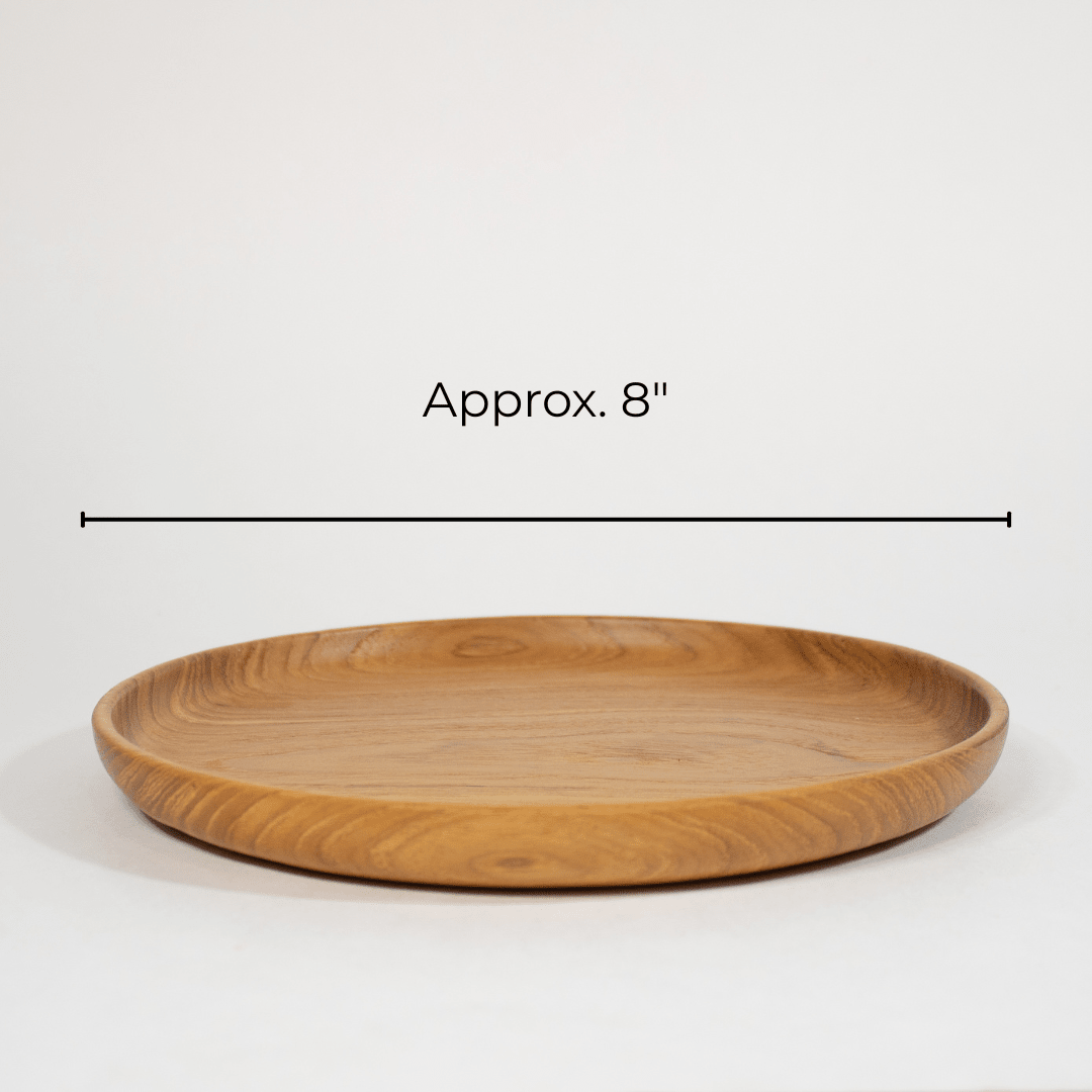 Teak Wood Plate - Solange & Frances