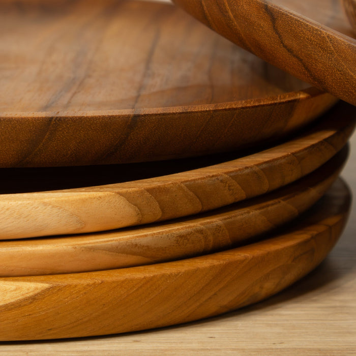 Teak Wood Plate - Large - Solange & Frances