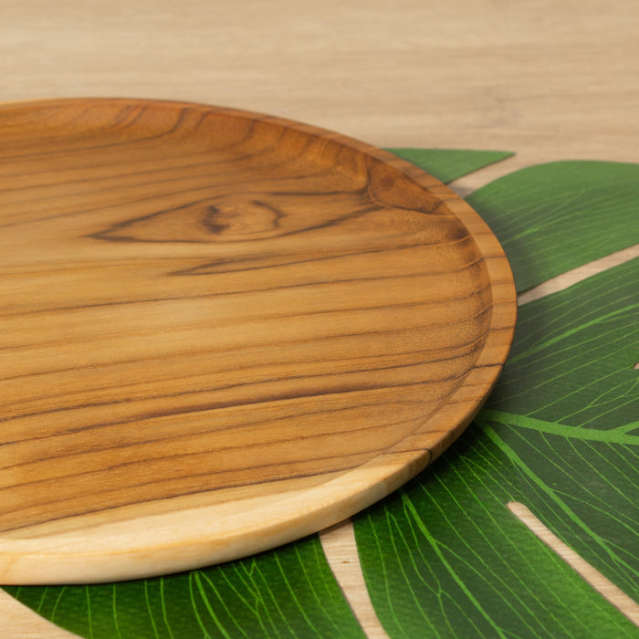 Teak Wood Plate - Large - Solange & Frances