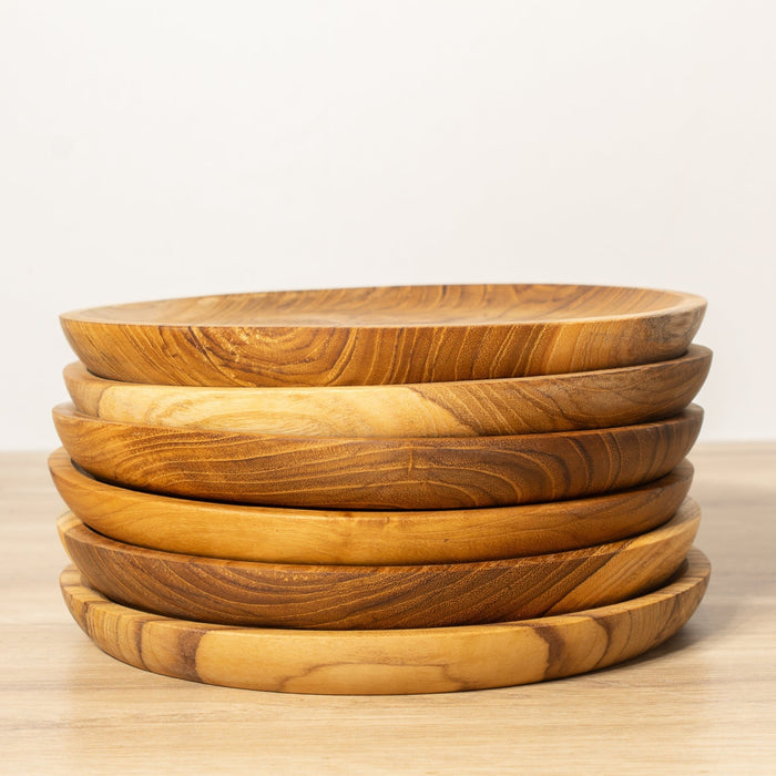 Teak Wood Plate - Small - Solange & Frances